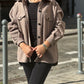 N•9 : Veste Surchemise Taupe